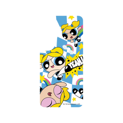 犀牛盾JellyTint (MagSafe 兼容)防摔背蓋手機殼 - Samsung Galaxy S25 - 【聯名設計款】 - The Powerpuff Girls - 泡泡 - 可愛格紋款