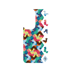 Galaxy S24 FE Clear Case (MagSafe 兼容)  MITSUME Colorful animals