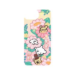 iPhone 17e AirX  線條小狗 早安你好