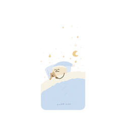 犀牛盾Clear (MagSafe 兼容)防摔背蓋手機殼 - Samsung Galaxy S25+ - 【聯名設計款】 - 咻咻熊 - 晚安泥