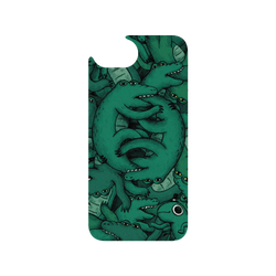 犀牛盾Clear Case防摔背蓋手機殼 - iPhone 17e - 【聯名設計款】 - 怪奇事物所 Incrediville - 肥尾鱷魚密集恐懼症