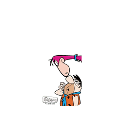 Google Pixel 11 犀牛盾SolidX (MagSafe 兼容)聯名設計款防摔背蓋手機殼 摩登原始人 The Flintstones - 摩登原始人 - 可愛互動
