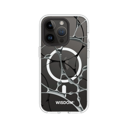 犀牛盾Clear (MagSafe 兼容)防摔背蓋手機殼 - iPhone 14 Pro - 【聯名設計款】 - WISDOM - SILK