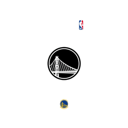 iPhone XS Mod NX Backplate  NBA B&W-金州勇士 Golden State Warriors B&W - Light
