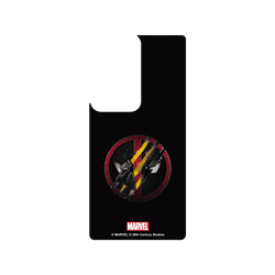 犀牛盾SolidSuit手機殼 - Samsung Galaxy S23 Ultra - 【聯名設計款】 - 迪士尼-漫威 Marvel - 死侍與金鋼狼-Logo