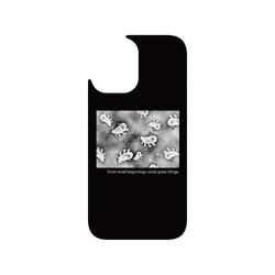 犀牛盾Clear Case（相機按鈕）防摔背蓋手機殼 - iPhone 16 - 【聯名設計款】 - 怪奇事物所 Incrediville - 所長細胞群_黑