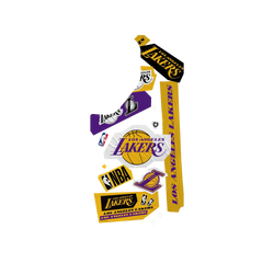 Galaxy S26 Ultra Clear Case (MagSafe 兼容)  NBA 拼貼系列-洛杉磯湖人 L.A. Lakers - Collage