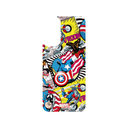 犀牛盾SolidSuit手機殼 - Samsung Galaxy A14 (5G) - 【聯名設計款】 - 迪士尼-漫威 Marvel - 美國隊長-漫畫風格
