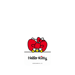 Galaxy S24 FE Clear Case (MagSafe 兼容)  Hello Kitty 遮臉系列-大大蝴蝶結