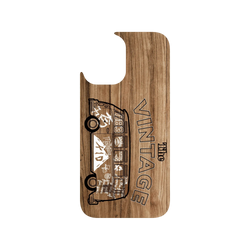 iPhone 16 Clear Case（相機按鈕）  KID VINTAGE 旅行麵包車款