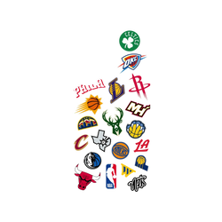 Galaxy A56 Clear Case (MagSafe 兼容)  NBA Mix Logos