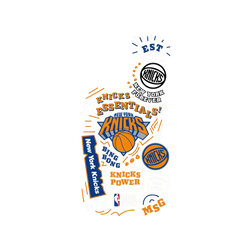 iPhone 16e Clear Case (MagSafe 兼容)  NBA 塗鴉系列-紐約尼克 New York Knicks - Graffiti