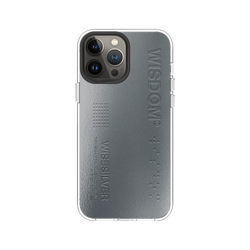 犀牛盾Clear (MagSafe 兼容)防摔背蓋手機殼 - iPhone 13 Pro Max - 【聯名設計款】 - WISDOM - SILVER TAG