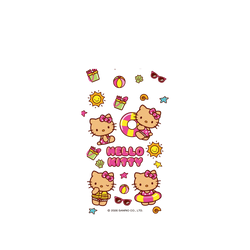 iPhone Air Clear Case（MagSafe 兼容 & 相機按鈕）  Hello Kitty 戲水造型款