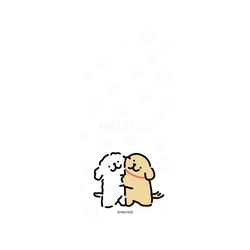 iPhone 17e SolidSuit (MagSafe 兼容)  線條小狗 愛的抱抱