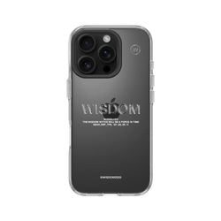 犀牛盾Clear Case防摔背蓋手機殼 - iPhone 16 Pro - 【聯名設計款】 - WISDOM - WISESILVER