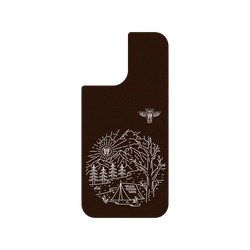 iPhone 17 Clear Case（相機按鈕）  KID 戶外野營森林村