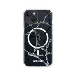 犀牛盾Clear (MagSafe 兼容)防摔背蓋手機殼 - iPhone 13 - 【聯名設計款】 - WISDOM - SILK