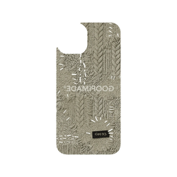 iPhone 13 Clear Case (MagSafe 兼容) Goopi BORO款米色_貝殼灰殼