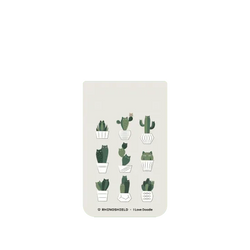 犀牛盾SolidX手機殼 - Google Pixel 11 - 【聯名設計款】 - I Love Doodle - Cat and Plant - 仙人掌家族
