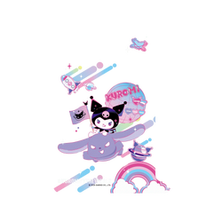 11 吋 iPad Air (M3) iPad Case  Kuromi 酷洛米 翱翔宇宙
