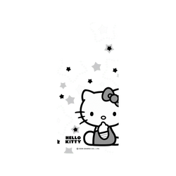 iPhone 17 Clear Case（相機按鈕）  Hello Kitty 簡約系列-星光閃爍