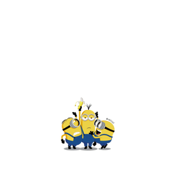犀牛盾Clear (MagSafe 兼容)防摔背蓋手機殼 - Samsung Galaxy S25 - 【聯名設計款】 - Minions - Minions - Banana Brawl