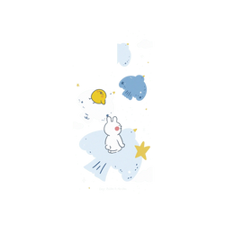 iPhone 16 Pro Max Clear (MagSafe 兼容 & 相機按鈕)  懶散兔與啾先生 Fly Freely