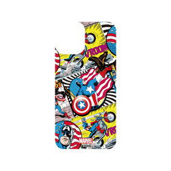 犀牛盾SolidSuit手機殼 - iPhone 11 Pro - 【聯名設計款】 - 迪士尼-漫威 Marvel - 美國隊長-漫畫風格