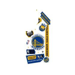 Galaxy S26 Ultra Clear Case (MagSafe 兼容)  NBA 拼貼系列-金州勇士 Golden State Warriors - Collage