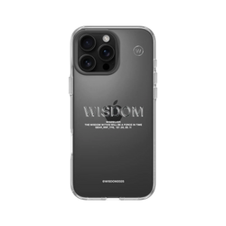 犀牛盾Clear Case防摔背蓋手機殼 - iPhone 16 Pro Max - 【聯名設計款】 - WISDOM - WISESILVER