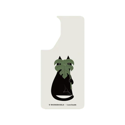 犀牛盾SolidX手機殼 - Samsung Galaxy S26 FE - 【聯名設計款】 - I Love Doodle - Cat and Plant - 龜背芋