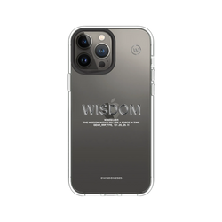 犀牛盾Clear Case防摔背蓋手機殼 - iPhone 13 Pro Max - 【聯名設計款】 - WISDOM - WISESILVER