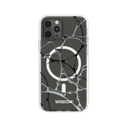 犀牛盾Clear (MagSafe 兼容)防摔背蓋手機殼 - iPhone 12/12 Pro - 【聯名設計款】 - WISDOM - SILK