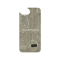 iPhone 16e Clear Case (MagSafe 兼容) Goopi BORO款米色_貝殼灰殼