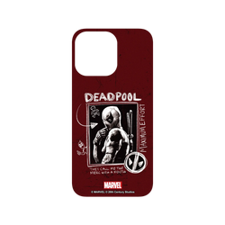 iPhone 14 Pro Max 犀牛盾SolidSuit (MagSafe 兼容)聯名設計款防摔背蓋手機殼 迪士尼-漫威 Marvel - 死侍-Deadpool 3 圖畫風