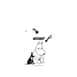 Samsung Galaxy S26 FE 犀牛盾SolidX (MagSafe 兼容)聯名設計款防摔背蓋手機殼 Moomin - 陪你去看流星雨