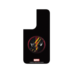 犀牛盾SolidSuit手機殼 - Samsung Galaxy S22 - 【聯名設計款】 - 迪士尼-漫威 Marvel - 死侍與金鋼狼-Logo