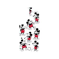 Galaxy S26 Clear  迪士尼-米奇 Mickey - Sticker-米奇的常態