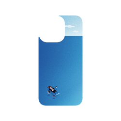 犀牛盾Clear (MagSafe 兼容)防摔背蓋手機殼 - iPhone 13 Pro - 【獨家設計款】 - 浪它去吧