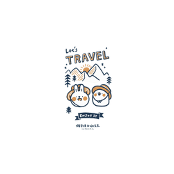 11 吋 iPad Air (M3) iPad Case  懶散兔與啾先生 Let's travel
