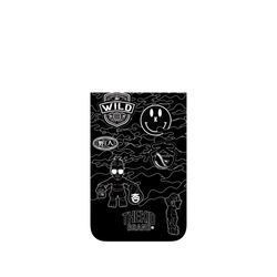iPhone 18 Pro Max Mod NX -邊框背蓋組合 (相機按鈕)  KID 黑色線框迷彩