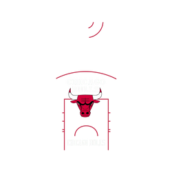 Galaxy S25 Ultra Clear Case (MagSafe 兼容)  NBA 球場系列-芝加哥公牛 Chicago Bulls - Court
