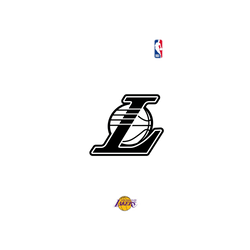 iPhone XS Max Mod NX  NBA B&W-洛杉磯湖人 L.A. Lakers B&W