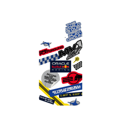 iPhone 15 Pro Clear (MagSafe 兼容)  Oracle Red Bull Racing ORBR - Stickers