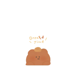 Galaxy S26 FE SolidX (MagSafe 兼容)  布朗尼 annnbrownie 麵包派對（麵包熊款）