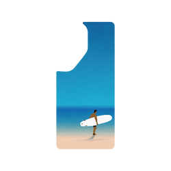 Galaxy S26 Ultra Clear Case (MagSafe 兼容)  花生騷WasangShow 沙灘衝浪人