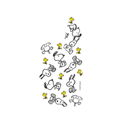 犀牛盾JellyTint 防摔背蓋手機殼 - iPhone 16 Pro - 【聯名設計款】 - 史努比 Snoopy 75th Anniversary - 滿天飛