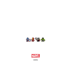 Samsung Galaxy S26 犀牛盾AirX聯名設計款防摔背蓋手機殼 迪士尼-漫威 Marvel - 漫威英雄-8Bit版