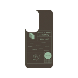 Samsung Galaxy S23 犀牛盾SolidSuit (MagSafe 兼容)聯名設計款防摔背蓋手機殼 No Reason - write&draw something